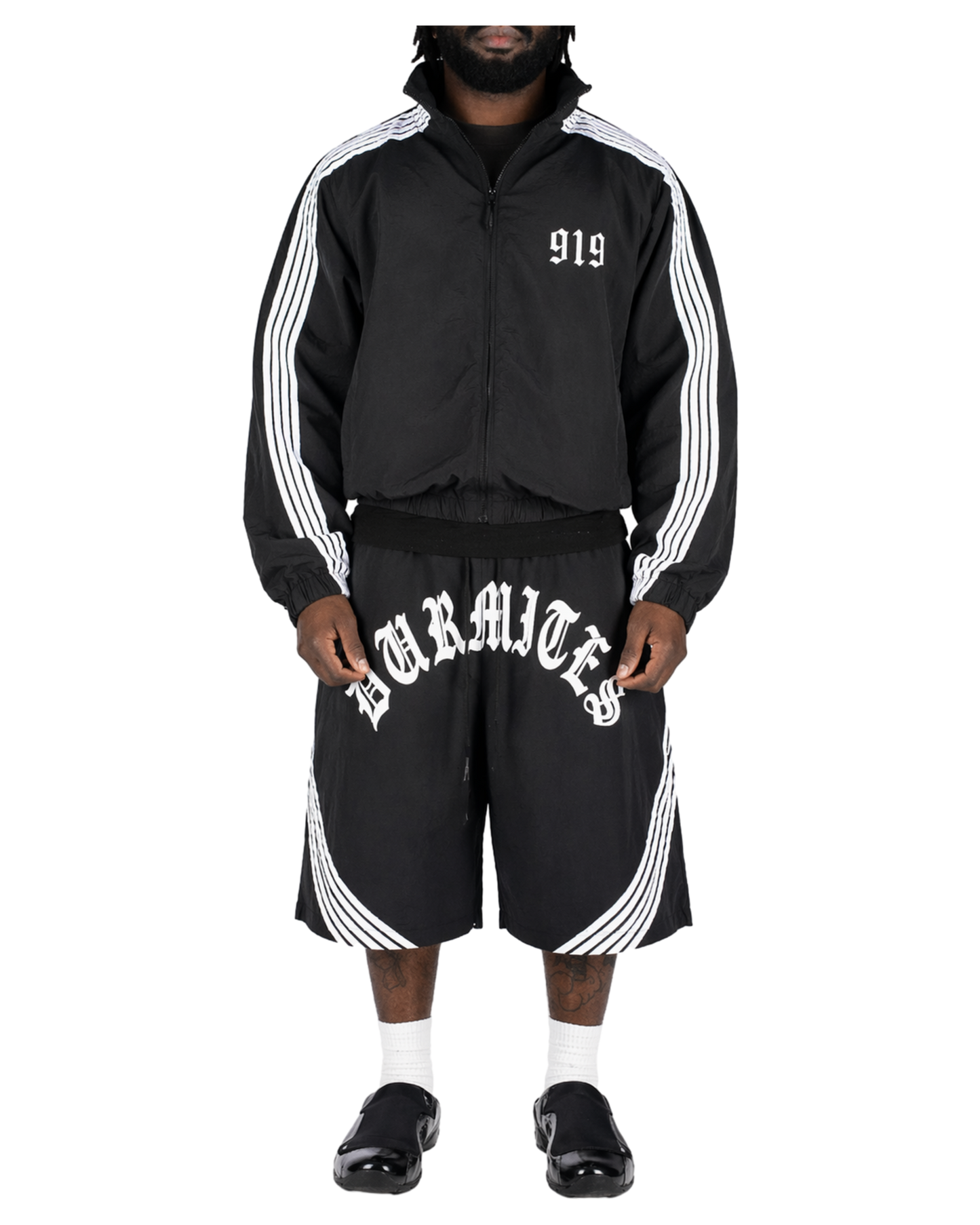 DURMITES Racer Windbreaker Jacket and Shorts Set GLOW IN THE DARK!!!!!