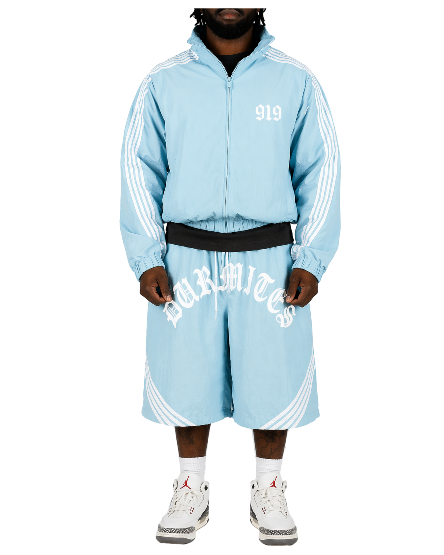 DURMITES Racer Windbreaker Jacket and Shorts Set GLOW IN THE DARK!!!!!