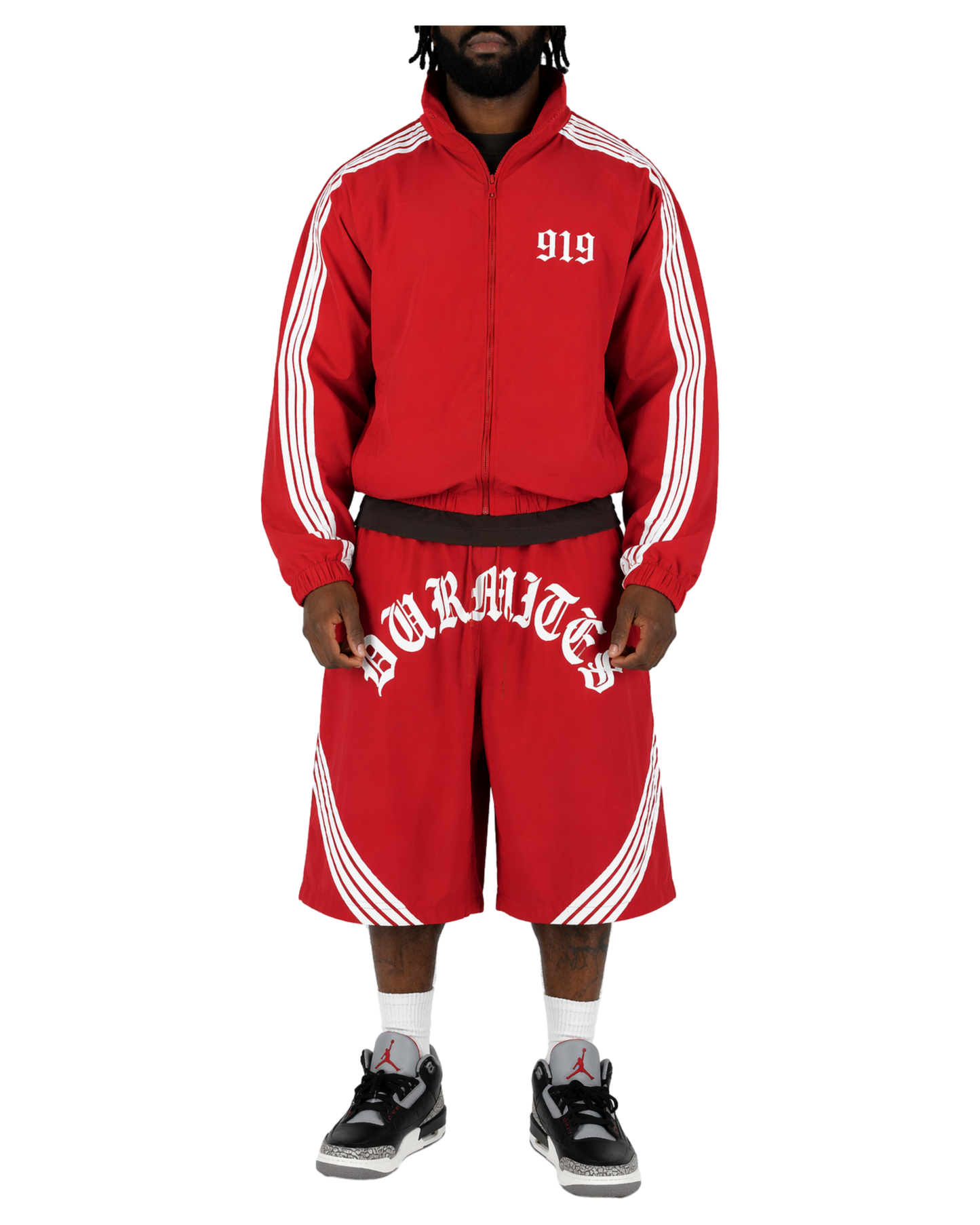 DURMITES Racer Windbreaker Jacket and Shorts Set GLOW IN THE DARK!!!!!